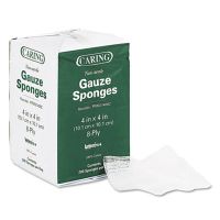 Caring Woven Gauze Sponges, 4 x 4, Non-sterile, 8-Ply, 200/Pack - MIIPRM21408C