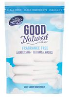Good Natured Brand Laundry Soda, Fragrance Free - 30oz (52 Loads) - All-Natural and Eco-Friendly Detergent, Compatible with Normal and High Efficiency Washers
