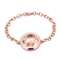 memorial jewelry Essential Oil Diffuser Bracelet,Aromatherapy Locket Bracelets with 12 Color Pads - Aries