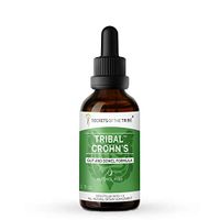 Tribal Crohn's Alcohol-Free, Glycerite Slippery Elm, Parsley, Marshmallow, Turmeric, Frankincense, Green Tea. Tincture, Herbal Extract Gut and Bowel Formula 2 OZ