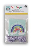 Gift Tags with Baker's Twine Included - 30 Count (Rainbow)