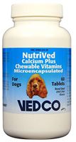 NutriVed Calcium Plus Chewable Tablets for Dogs (60 count)