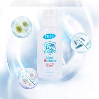 ForHe 60ml Hand Sanitizer Gel, 75% Alcohol Disposable No Clean Hand Wash Cleaning Soap Wipes Travel Size