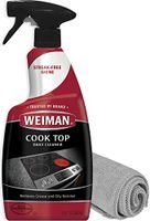 Weiman Cook Top Daily Cleaner - 22 Ounce - Weiman Microfiber Cloth for Glass Ceramic and Induction Stove Top