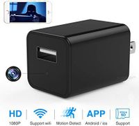 Ymoko Wi-Fi Charger Camera Motion Detection Night Vision 1080P Wireless IP Indoor Baby Pet Monitor Remote Real Time Video Free App View Nanny Cam Home Security Camera
