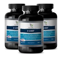 Mood Enhancer Supplements for Men - L-5-HTP - 99% Pure 5-HTP GRIFFONIA SIMPLICIFOLIA - 5-htp melatonin - 3 Bottles (180 Capsules)