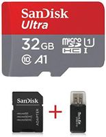 SanDisk Ultra Micro SD Card 32GB, Class 10 (microSDHC UHS-I Card) TF Memory Card with Adapter