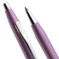 Cross Limited Series Century Classic Colors Tender Matte Splash of Pearlescent Pink Rose and Extremely Polished Appointments with Cross Signature Jewelry-quality Center Band Ballpoint Pen