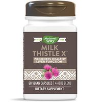 Nature's Way Milk Thistle X w/Artichoke Dandelion & Licorice, 60 Count