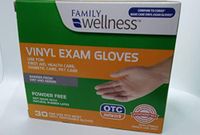 One Size Fit Vinyl Exam Gloves Powder Free