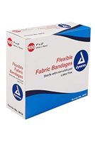 Dynarex Adhesive Fabric Bandage, 1 Inches X 3 Inches Sterile, 100 Count (Pack of 2)…
