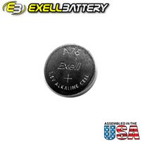 Exell A76 1.5V LR44 Battery AG13 10 L 14/D 357, 1128MP, 4276, A-76, A76, A76-1, AG-13, AG13, CR44, D303, D303/357, D357, D357/303, D357H, D76A GS14,KS76, LR44H, V13GA, V303, V357, WS 14/D 303, WS16