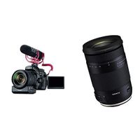 Canon Video Creator Kit [EOS 80D] with EF-S 18-135mm Lens, Rode VIDEOMIC GO, and 32GB Sandisk Memory Card with Tamron 18-400mm F/3.5-6.3 DI-II VC HLD Zoom Lens - Black