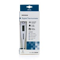 McKesson Handheld Fahrenheit/Celsius Digital Probe Thermometer 12 / Box