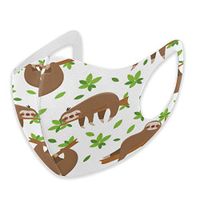 Mouth Masks for Dust Protection Anti Face Mask Washable Earloop Mask Cute Sloth