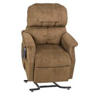 MaxiComfort Series Small Infinite Position Lift Chair with Head Pillow Fabric: Palomino
