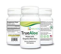 True-Aloe 40,000mg Gel Equivalent Per Capsule – Made with Organic Aloe Vera (3)