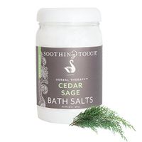 New - Soothing Touch Bath Salts - Cedar Sage - 32 oz