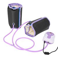 Leg Air Compression Massager, Electric Circulation Leg Wraps Body Massager with Handheld Controller for Foot Waist Arm Foot Relax Muscles(us plug)