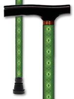 Walking Cane T Handle Derby Irish Celtic Lace Design Adjustable Aluminum Men or Womens Canes