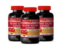 Blood Flow for Veins Pills - Blood Sugar Support - All Natural Formula - Cardiovascular Health - Bitter Melon Extract Capsules - 3 Bottles 180 Capsules