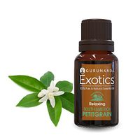 Petitgrain Essential Oil - GuruNanda Pure Therapeutic Grade Exotic Aromatherapy Oil for Diffuser - Sweet and Floral Aroma - Skin Health - Sleep Aid - Deodorant - Antibacterial - 10ml