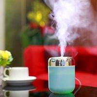 Fabal Mini Humidifier Office Air Diffuser USB Portable ABS Water Bottle Cap Aroma Mist Maker (Blue)