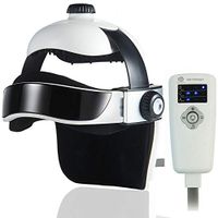 LMEIL Electric Head Massager (Helmet Type) Air Pressure Vibration Helmet for Brain Relax Massager Health Care Music Massage Hat