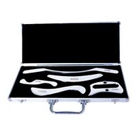 Stainless Steel Gua Sha Scraping Massage Tool Set - STICKON IASTM Tools Great Soft Tissue Mobilization Tool (P Shape)