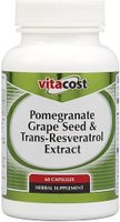 Vitacost Pomegranate, Grape Seed & Trans-Resveratrol Extract -- 60 Capsules