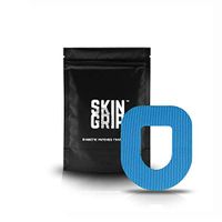 SKIN GRIP Insulet Omnipod Adhesive Patch 20-Pack | Pre-Cut CGM Patches | Premium Constant Glucose Monitor Protection | Waterproof Tape - Blue