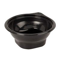 Fabri-Kal 9507203 SideKicks Black 8 Ounce Container - 750 / CS