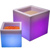 Fun and Function LimeLite LED Sand Table with Remote, Features a Soft LED Glow with 16 Color Options, Calming and Engaging for Sensory Seekers, Under Responders and Avoiders for Ages 4 & Up - 18 inch