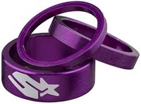 Spank Spacer Kit 3/6/12mm Bike Headsets & Accessories, Purple