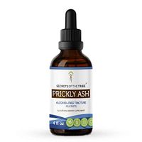 Prickly Ash Alcohol-Free Liquid Extract, Wildcrafted Prickly Ash (Zanthoxylum Clava-herculis) Dried Bark Tincture Supplement (4 FL OZ)