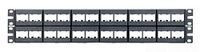 Panduit CPP48WBLY 48-Port Flat Patch Panel, Black