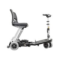 50 lb Luggie Classic - 15 Mile Range Foldable Scooter - 4-Wheel - Airplane Ready