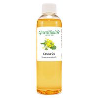 GreenHealth Canola Seed – 4 fl oz (118 ml) Plastic Bottle w/Cap – 100% Pure Carrier Oil