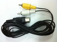 RCA Av A/v for Mk-1601 Sega Genesis 1 Audio Video Tv Composite Cable Cord