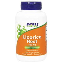 NOW Supplements, Licorice Root (Glycyrrhiza glabra) 450 mg, Herbal Supplement, 100 Veg Capsules
