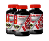 Endurance Supplements for Athletes - Black MACA 1000 Mg - Natural Premium Supplement - maca Black Pills - 3 Bottles 270 Vegetable Capsules