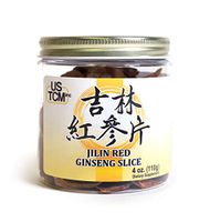 Jilin Red Ginseng Slice Large Slices 吉林紅參片 Chinese Ginseng Asian Ginseng (4oz)