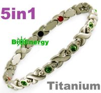 Magnetic Energy Germanium Armband Power Bracelet Health Bio 5in1 Bio 01459