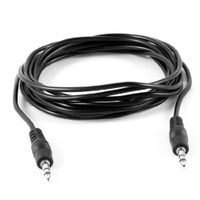 Water & Wood 3.5mm 1/8" Stereo Jack Plug Male to Male Audio Adapter Cable Cord 2.7M