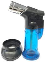 HHB Eclipse Triple Jet Flame Cigarette Cigar Lighter Table Torch, w/Removable Stand, 2ct, 1858-2