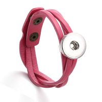 2018NEW Fashion 1pcs Charm bracelet For Noosa snaps chunk button HH1A7922 pretty good party accesories designer jewels talisman charming styling hair bangles