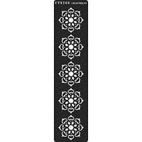 CrafTreat Stencil - Border10 - Reusable Painting Template for Journal, Home Decor, Crafting, DIY Albums, Scrapbook, Decoration and Printing on Paper, Floor, Wall, Tile, Fabric, Wood 3x12 inches