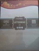 Geographics Pumpkins & Leaves Letterhead, 8.5 x 11 Inches, Design, 25-Sheet Pack (48406)