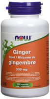 Ginger Root - 550 mg - 100 capsules - ZIN: 405482