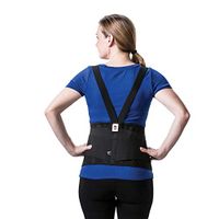 Core Products Elastic Industrial Belt, Black - 3XLarge